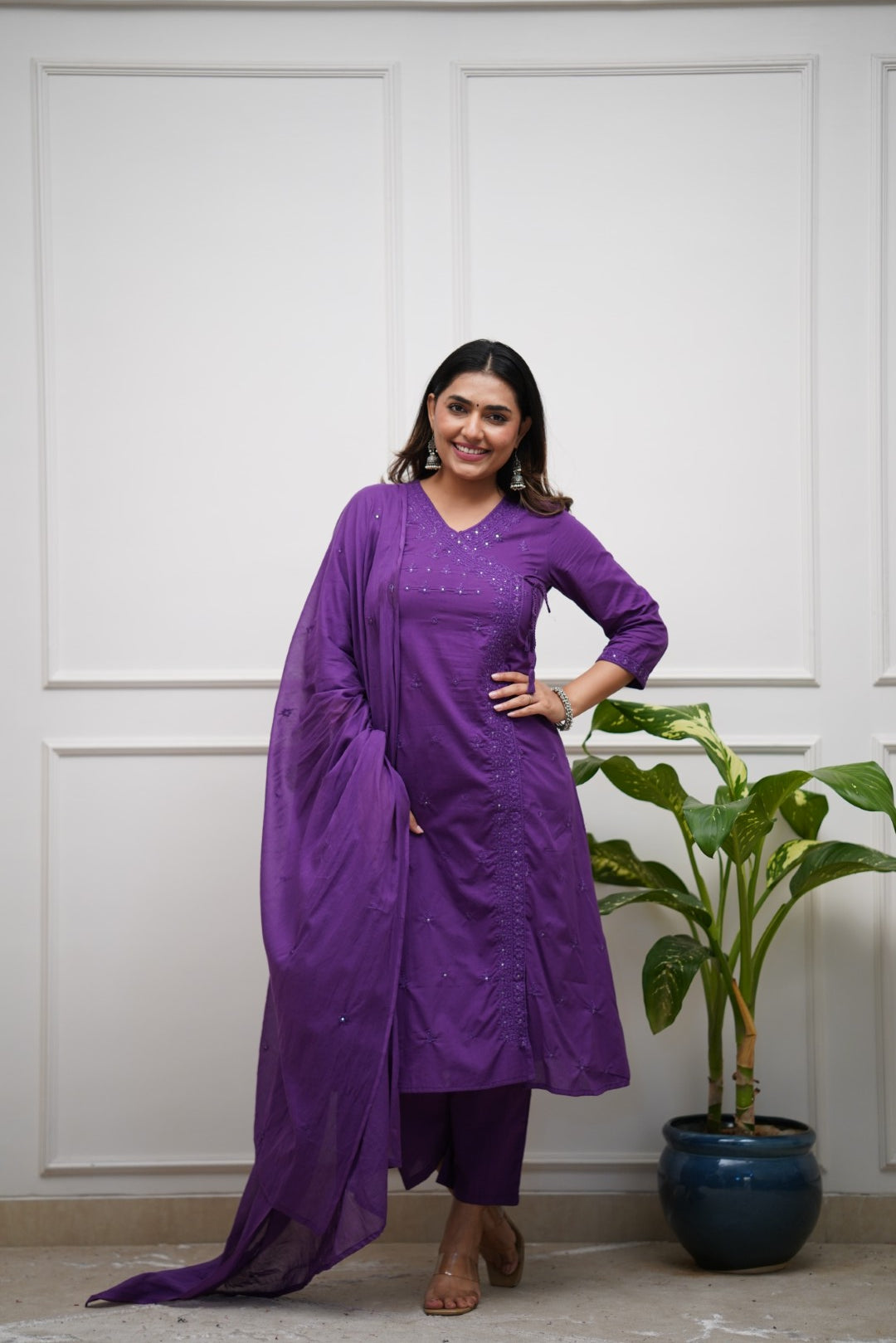 Dupatta Pant Set