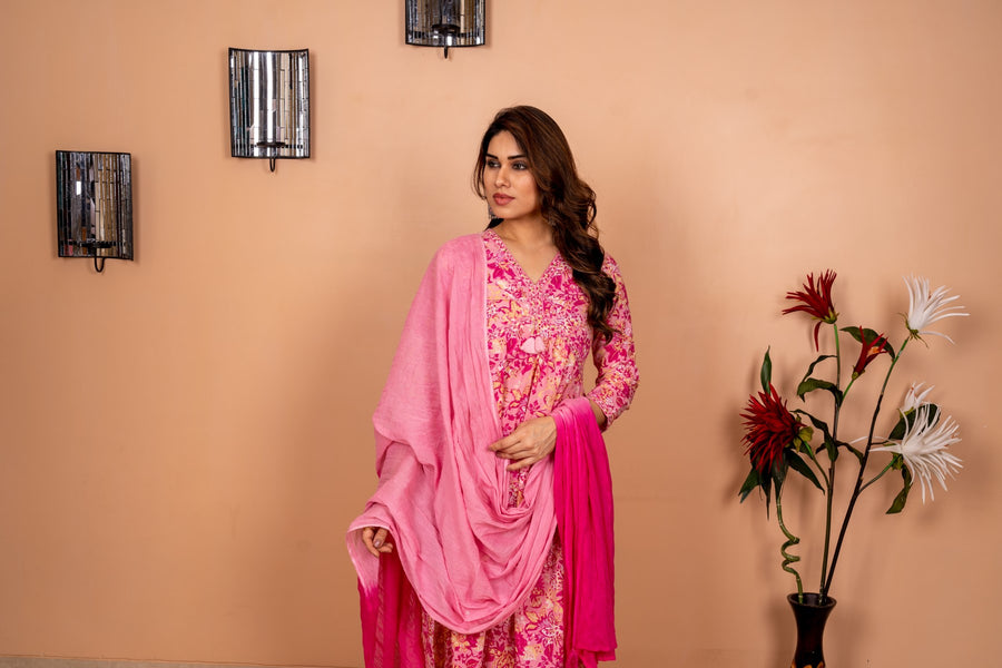 Dupatta Pant Set