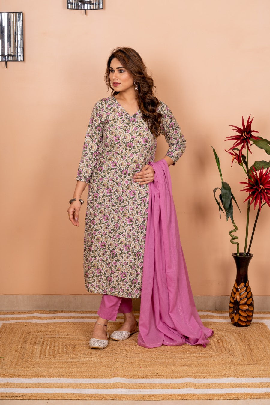 Dupatta Pant Set