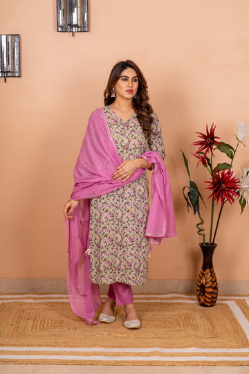 Dupatta Pant Set