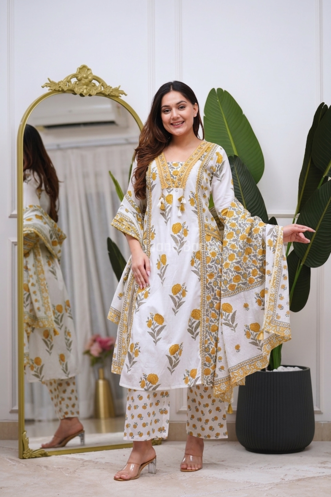 Dupatta Pant Set