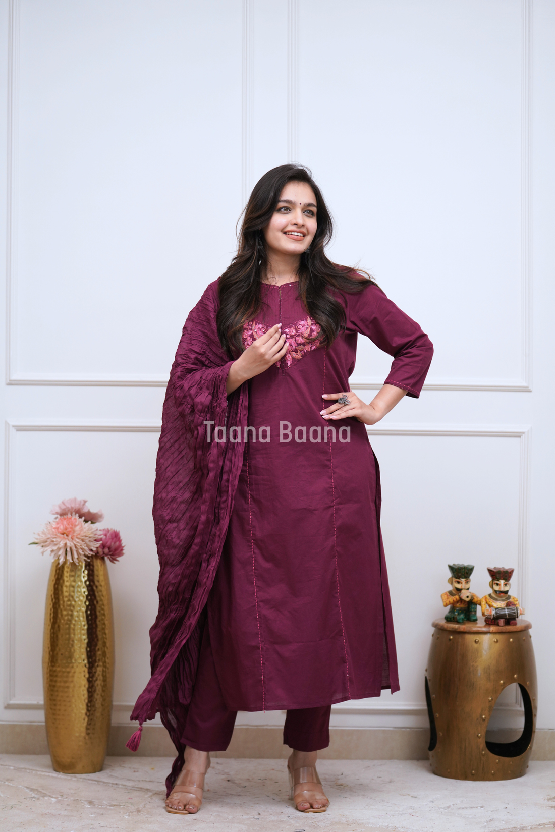 Dupatta Pant Set