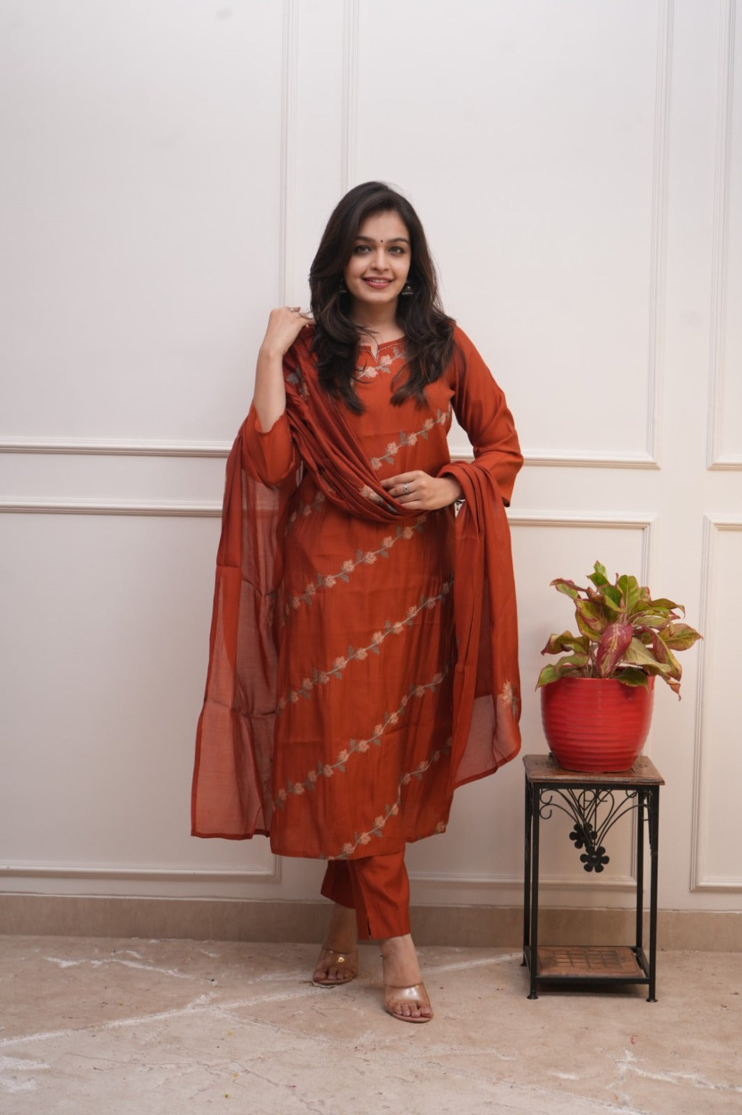 Dupatta Pant Set
