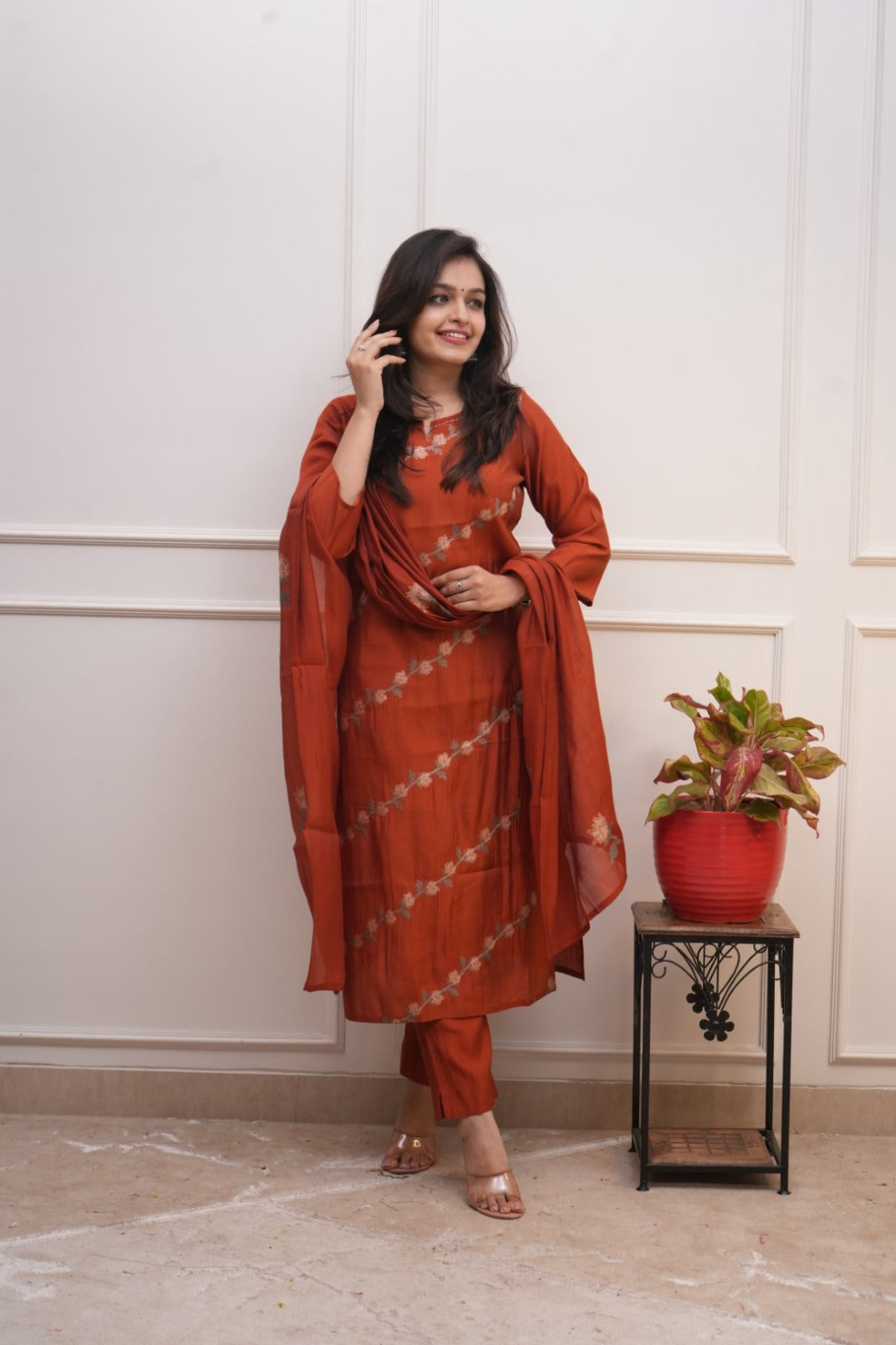 Dupatta Pant Set