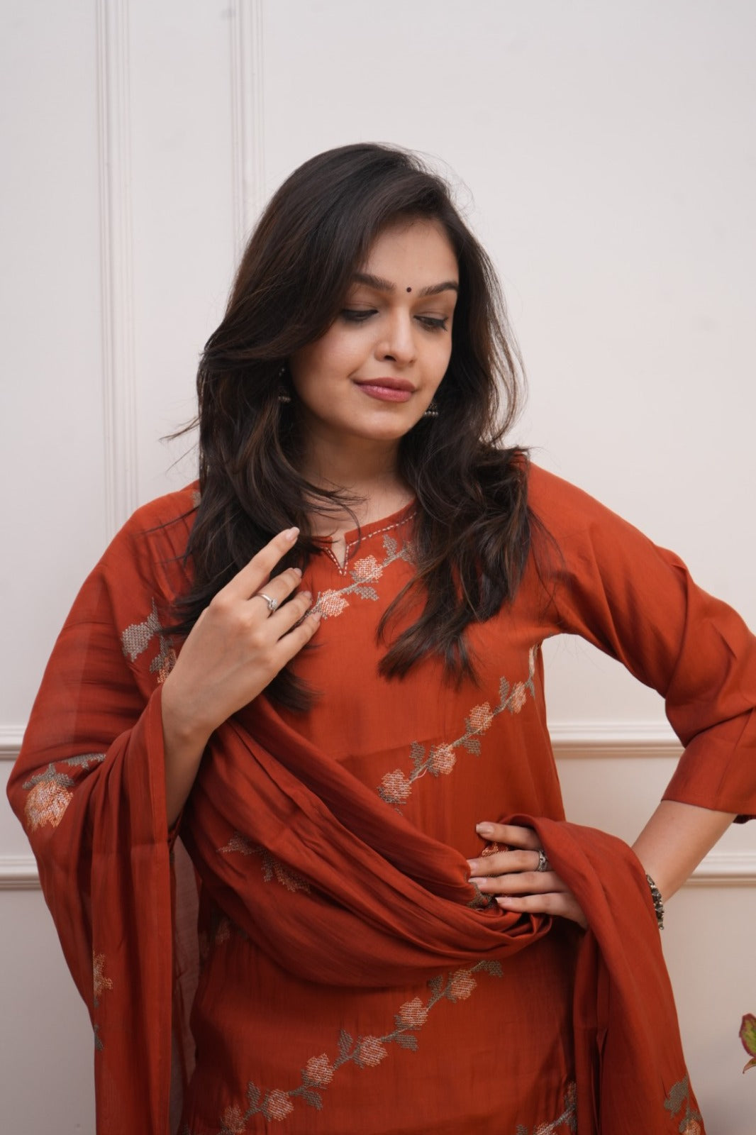 Dupatta Pant Set