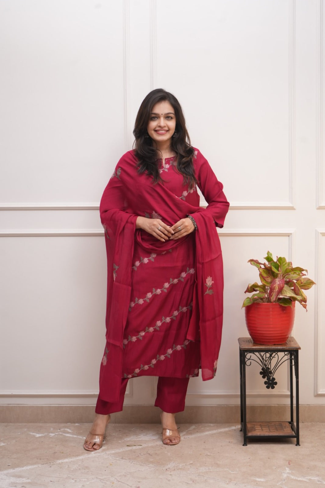 Dupatta Pant Set