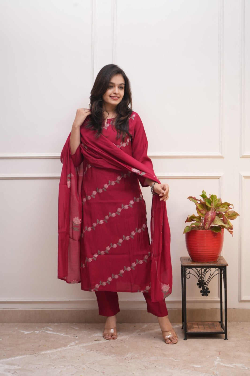 Dupatta Pant Set
