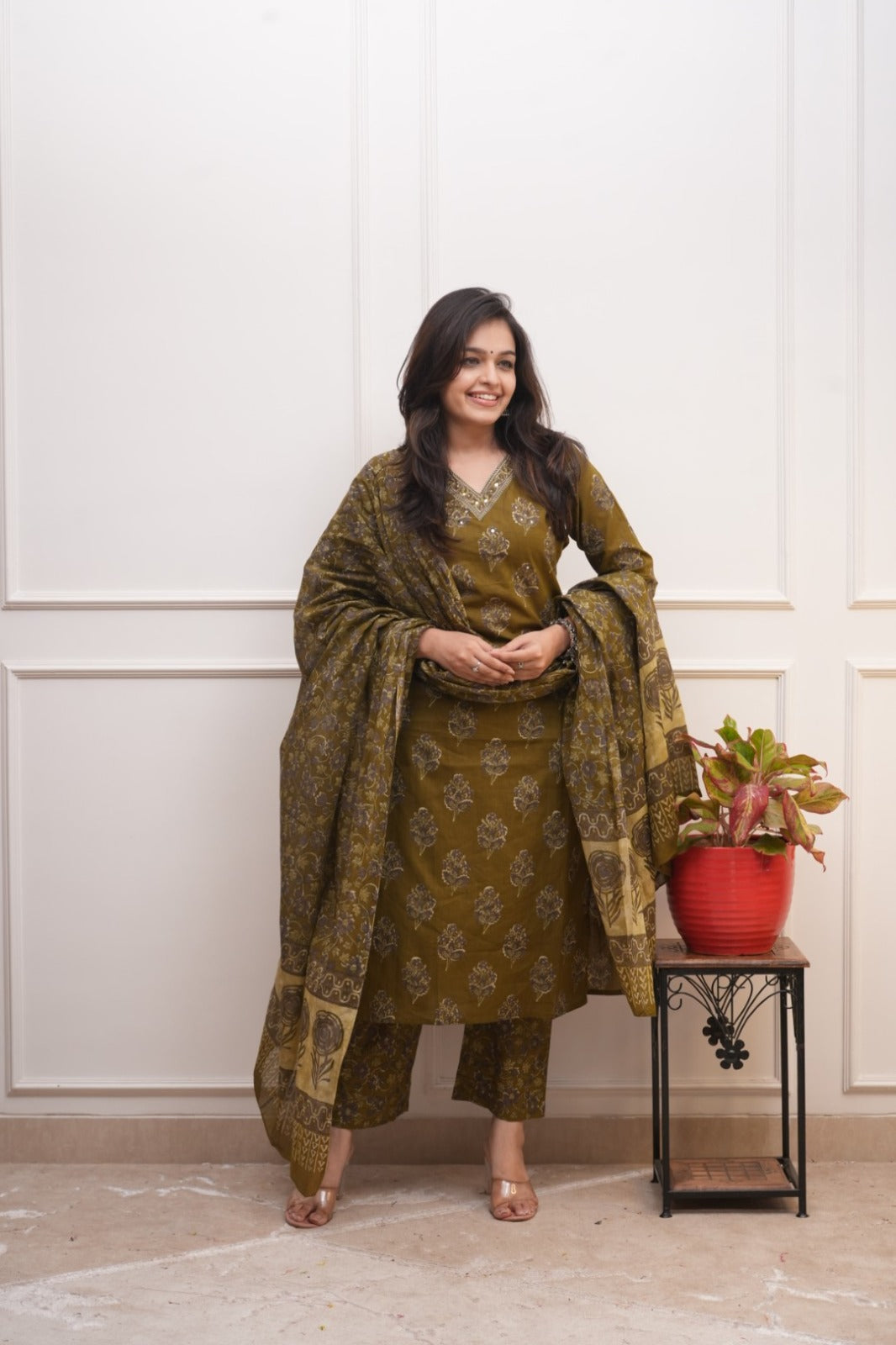 Dupatta Pant Set