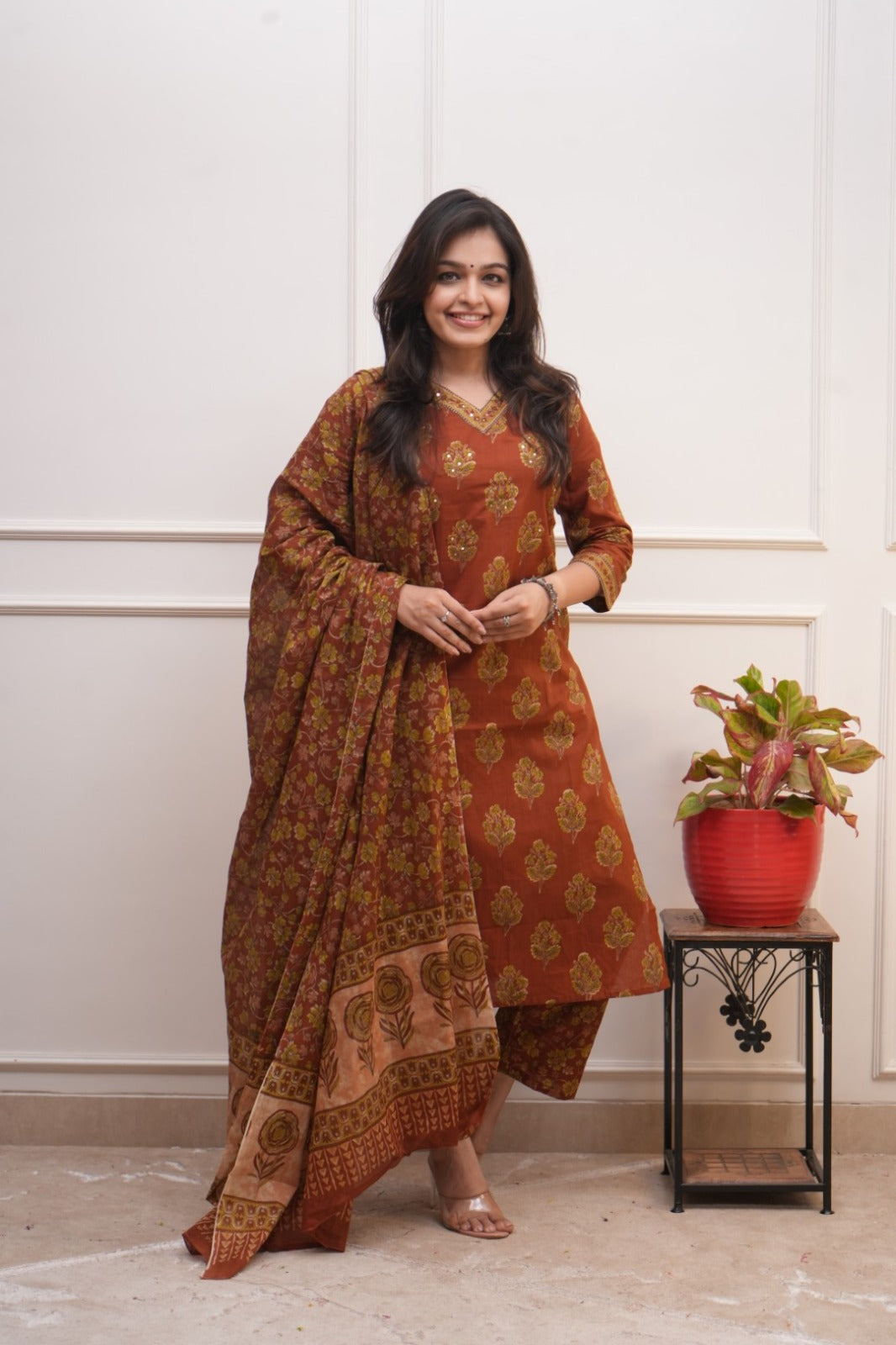 Dupatta Pant Set