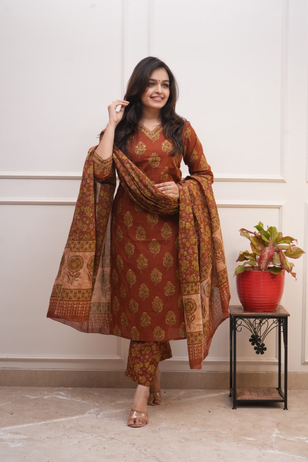 Dupatta Pant Set