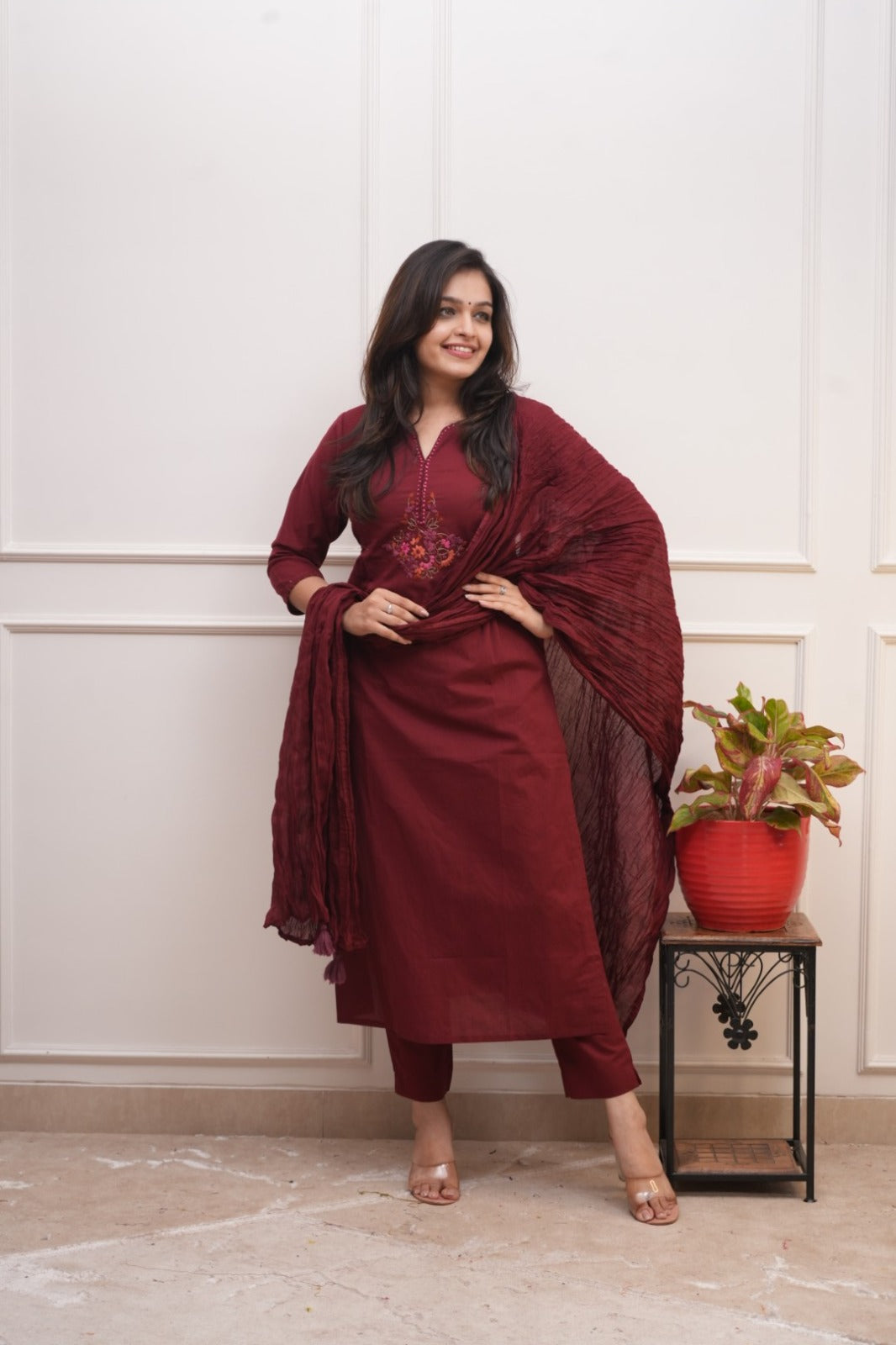 Dupatta Pant Set