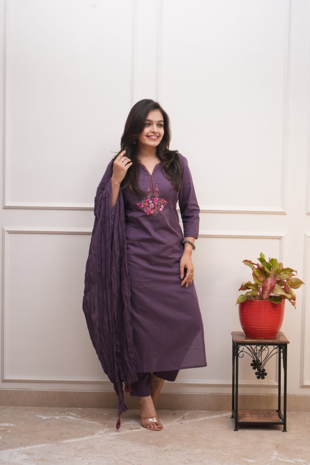Dupatta Pant Set