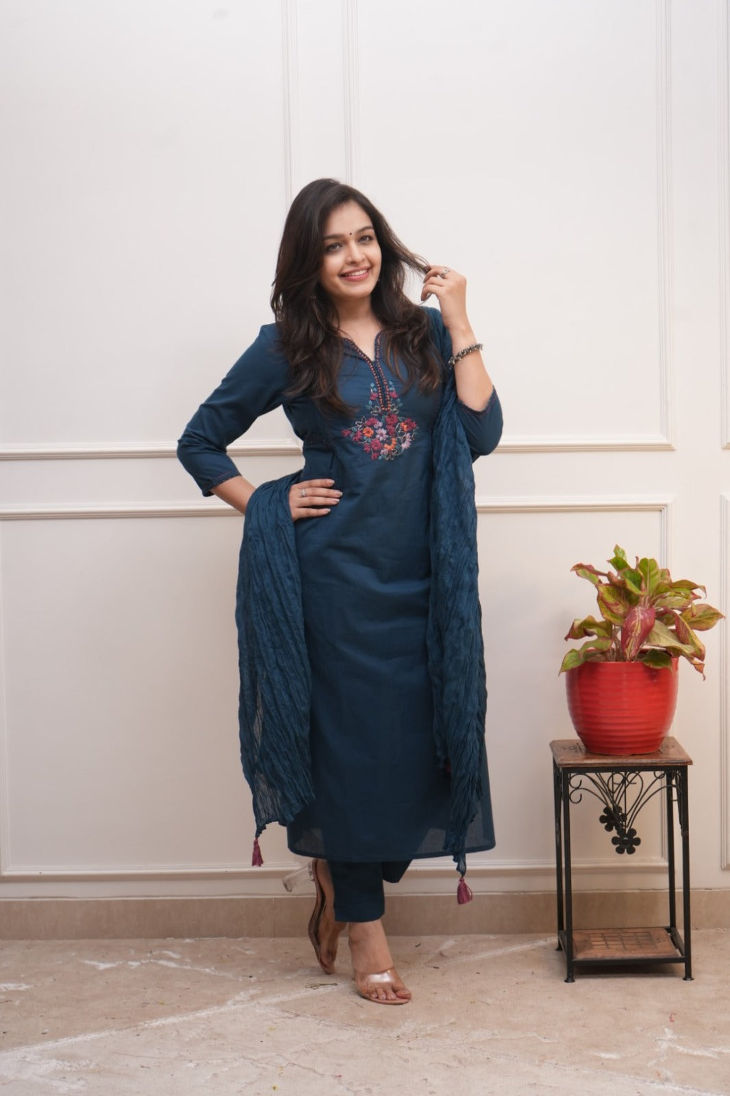Dupatta Pant Set