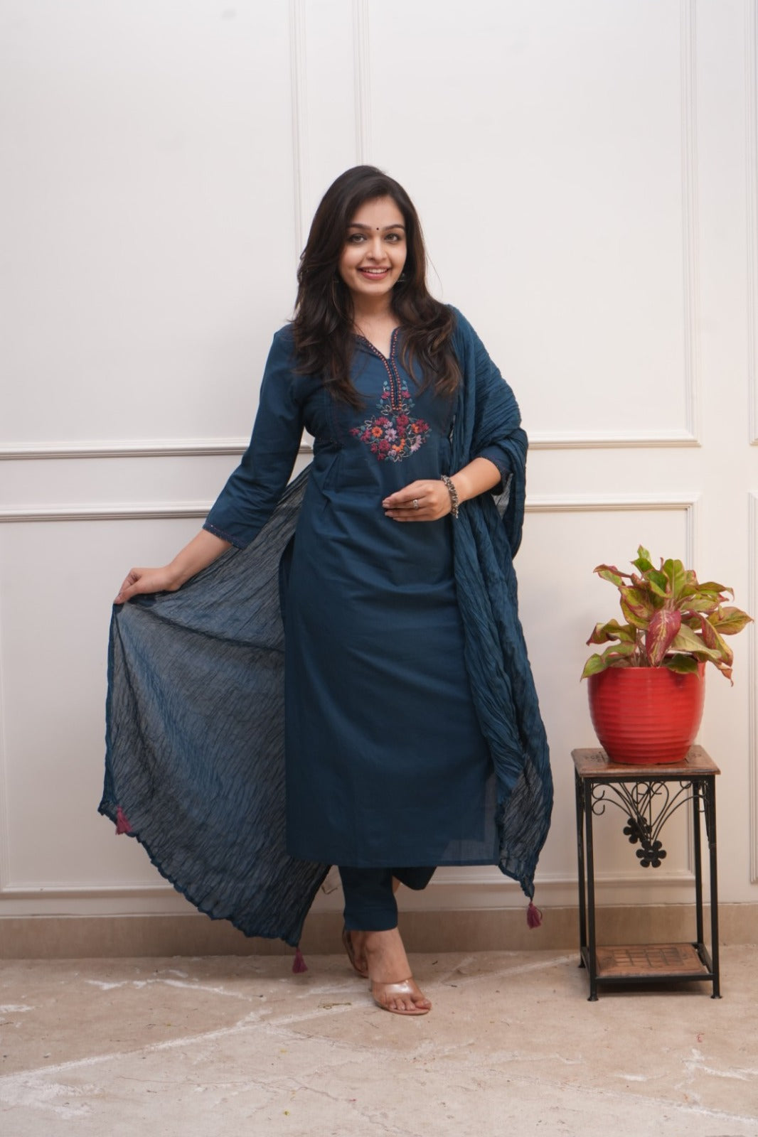 Dupatta Pant Set