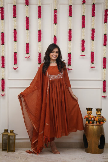 Anarkali Duppata Suit