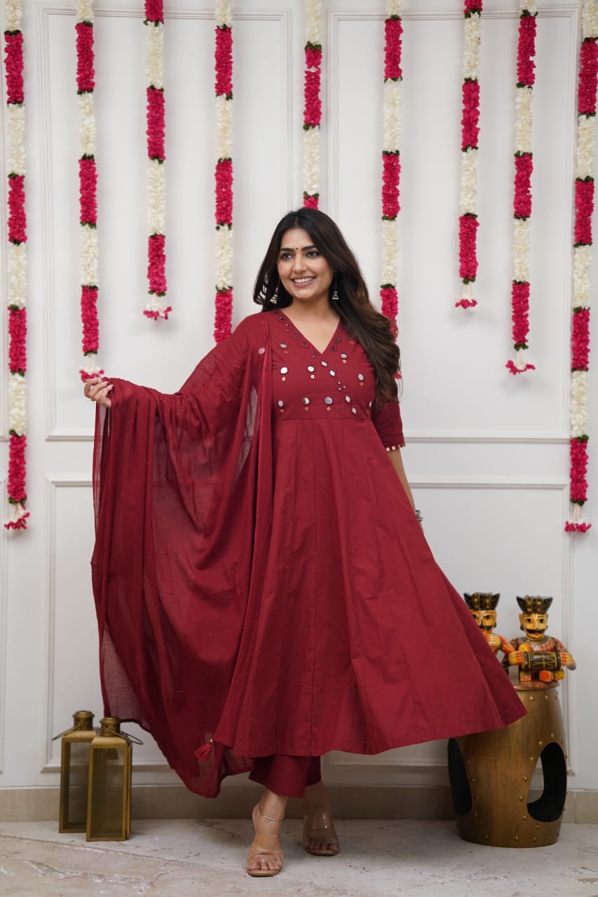 Anarkali Duppata Suit