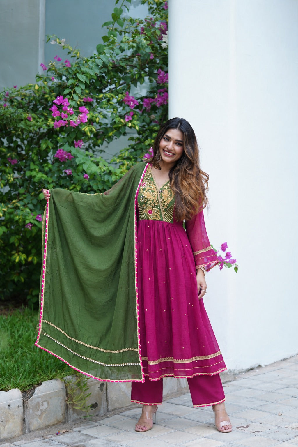 Anarkali Duppata Suit