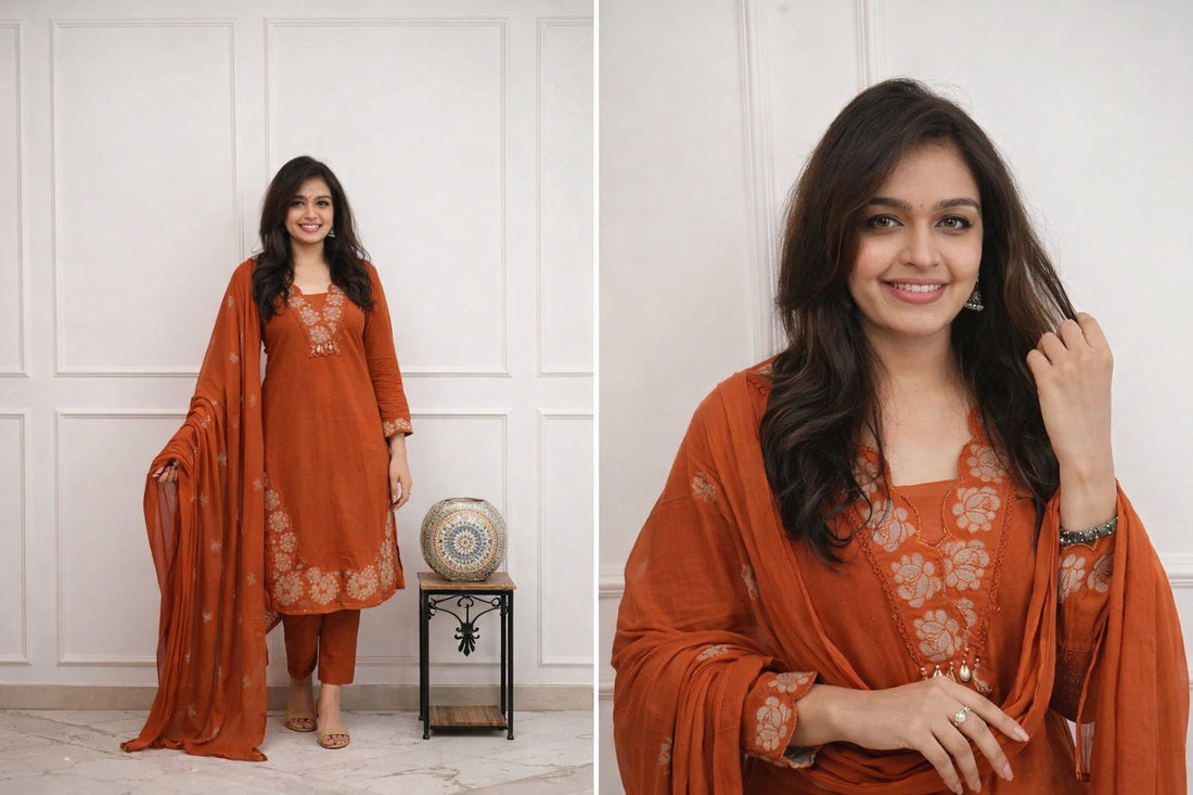 Dupatta Pant Set