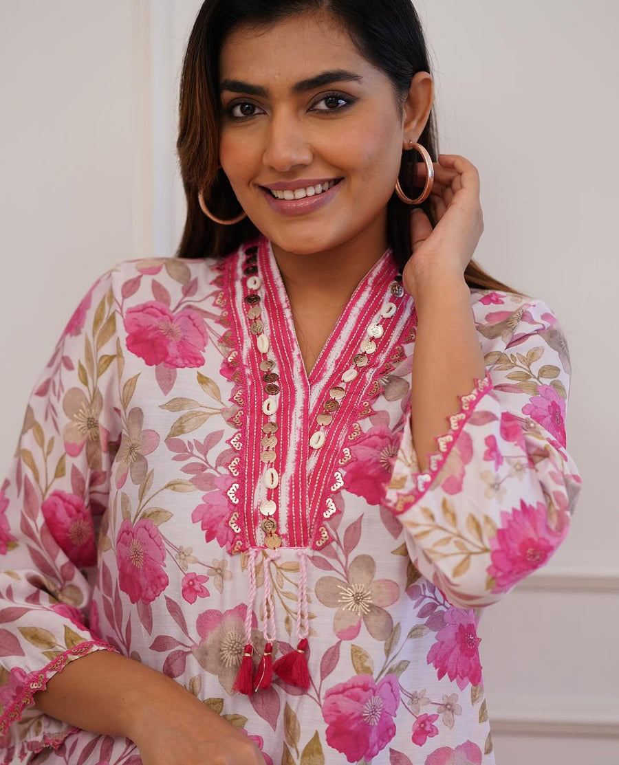 Afghani Kurti Pant set