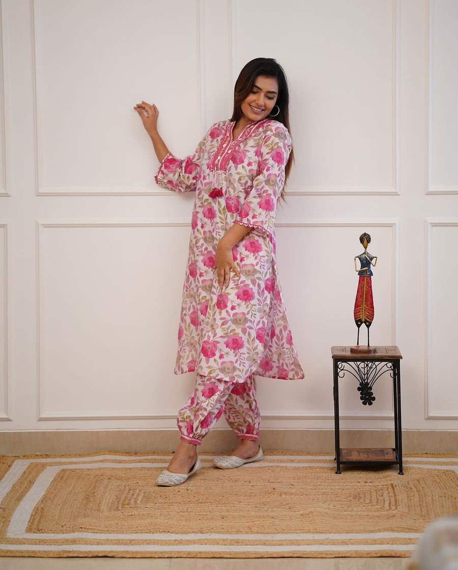 Afghani Kurti Pant set