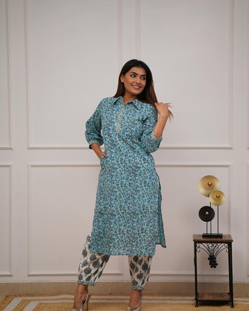 Afghani Kurti Pant set