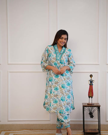 Afghani Kurti Pant set