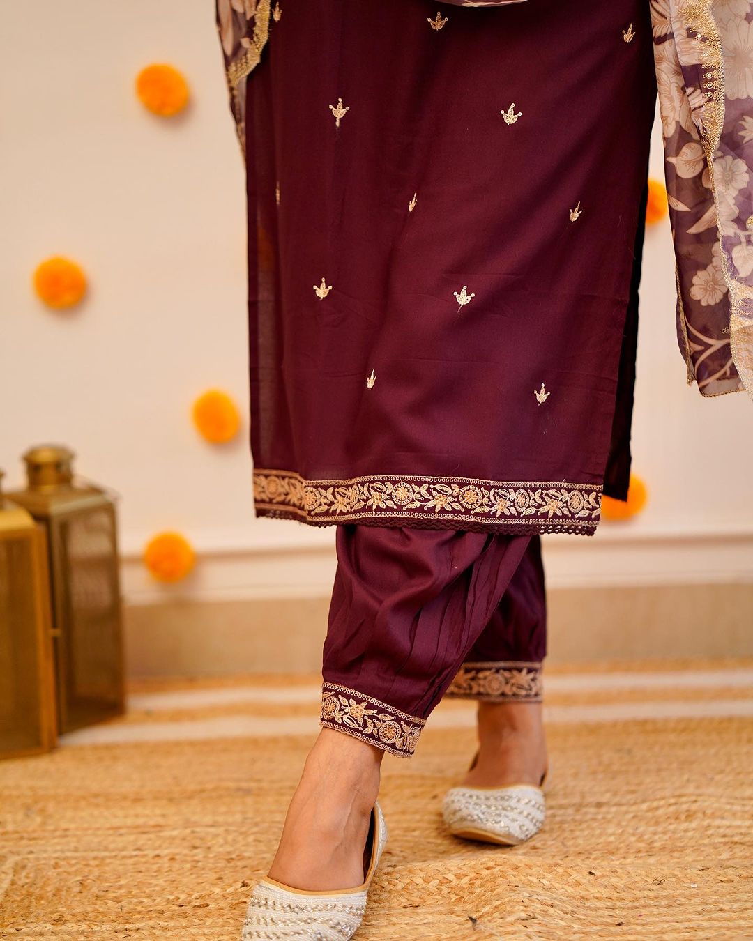 Dupatta Pant Set