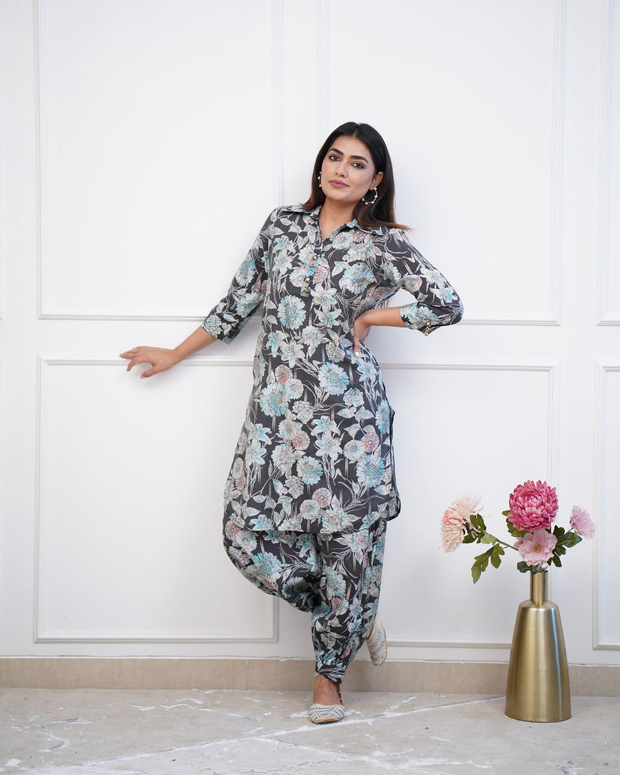 Afghani Kurti Pant set