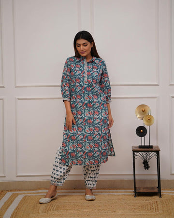 Afghani Kurti Pant set