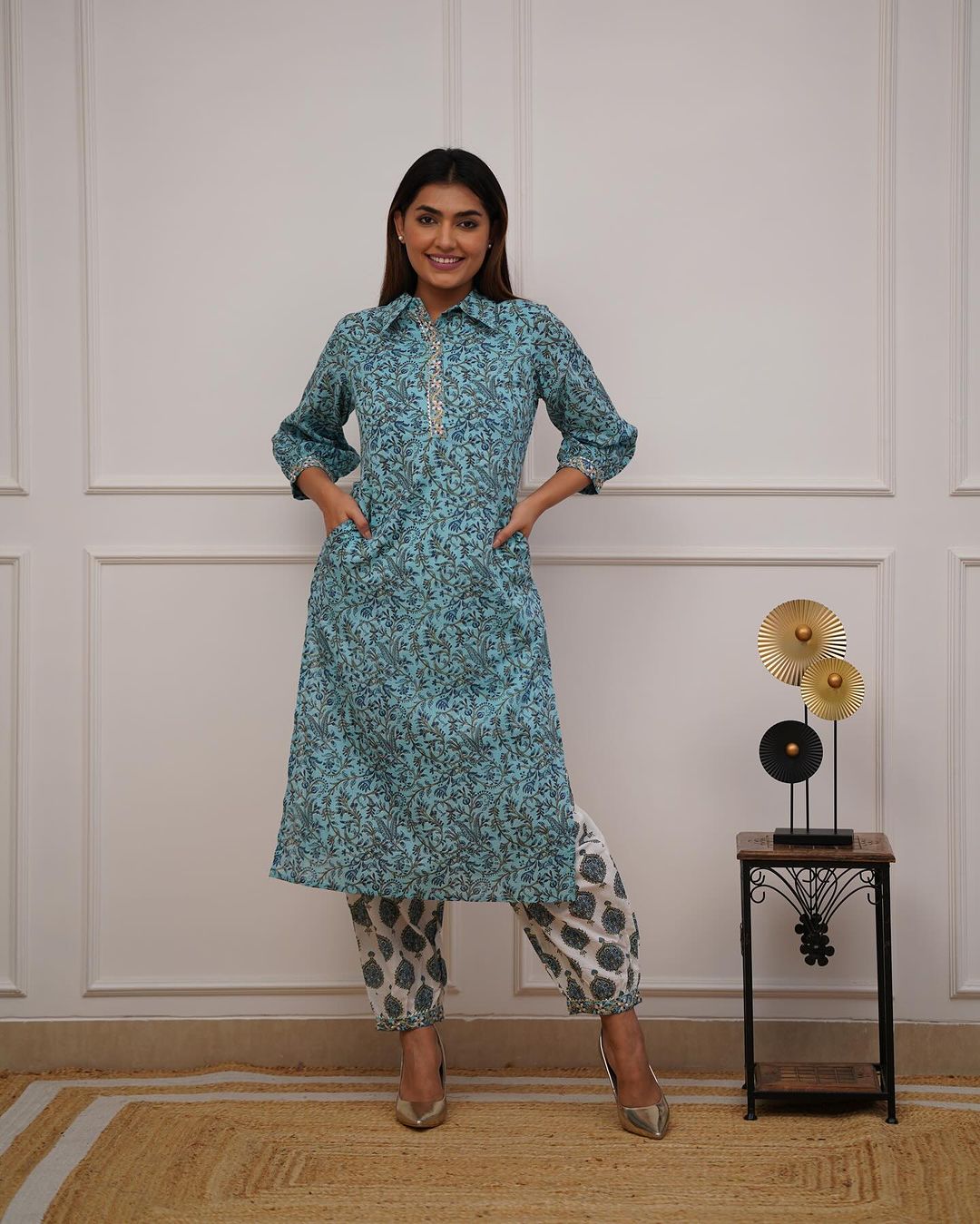 Afghani Kurti Pant set