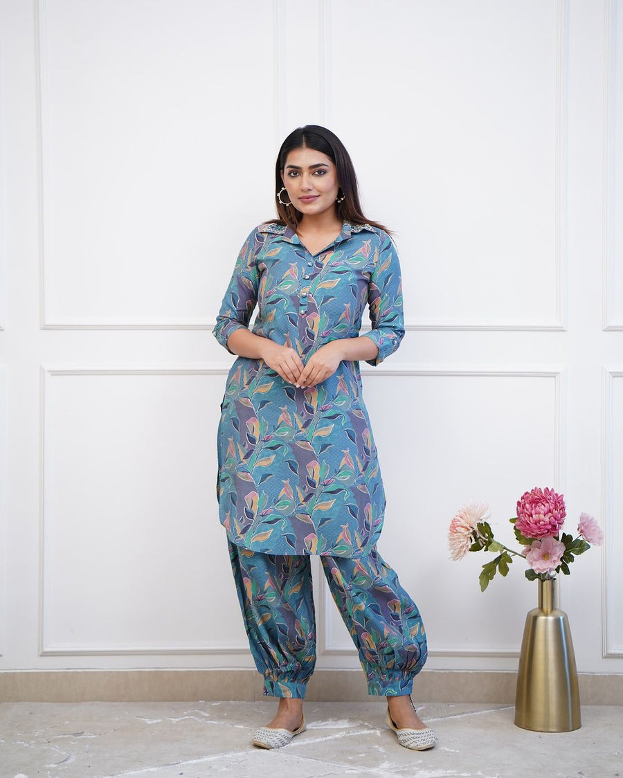 Afghani Kurti Pant set