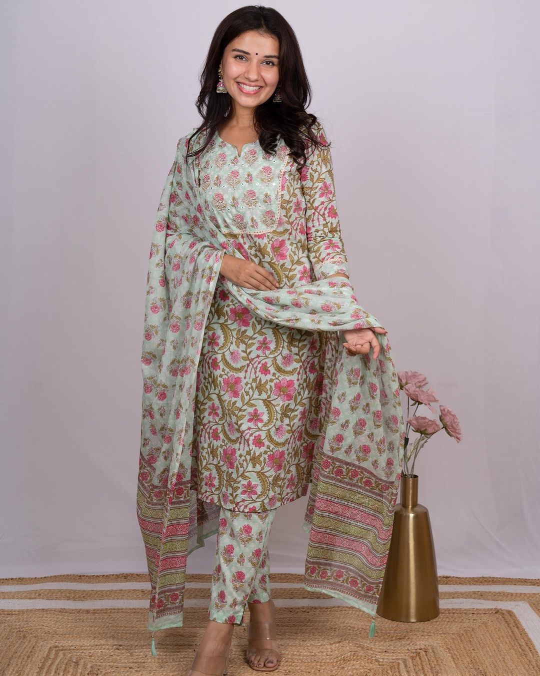 Dupatta Pant Set