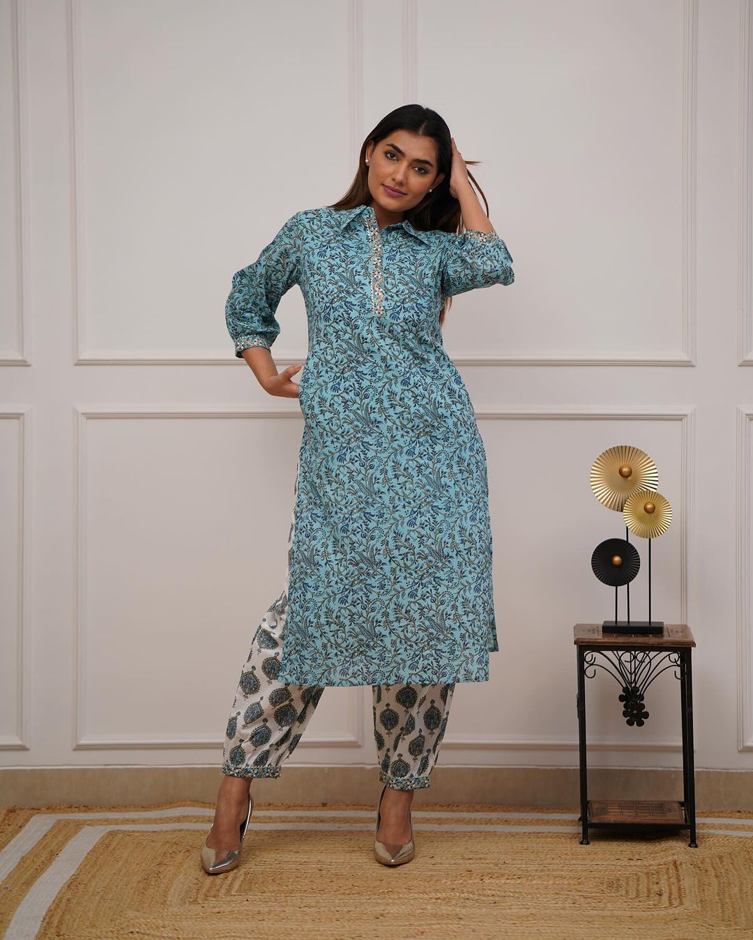 Afghani Kurti Pant set