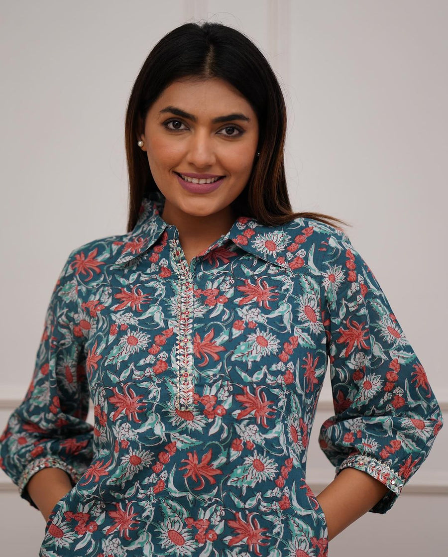 Afghani Kurti Pant set