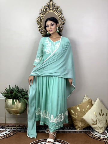 Anarkali Duppata Suit