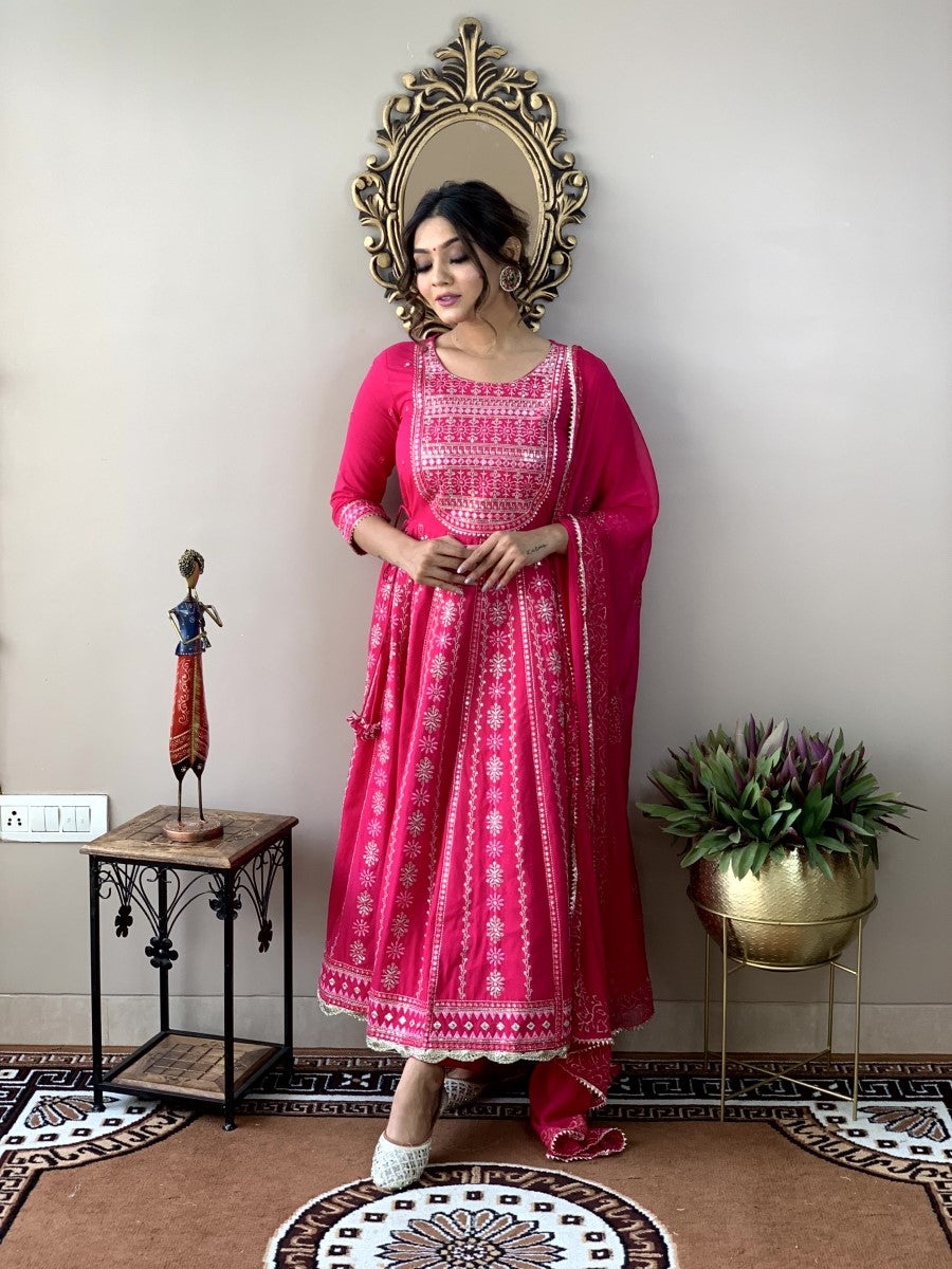 Anarkali Duppata Suit