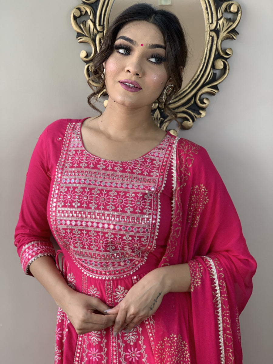 Anarkali Duppata Suit