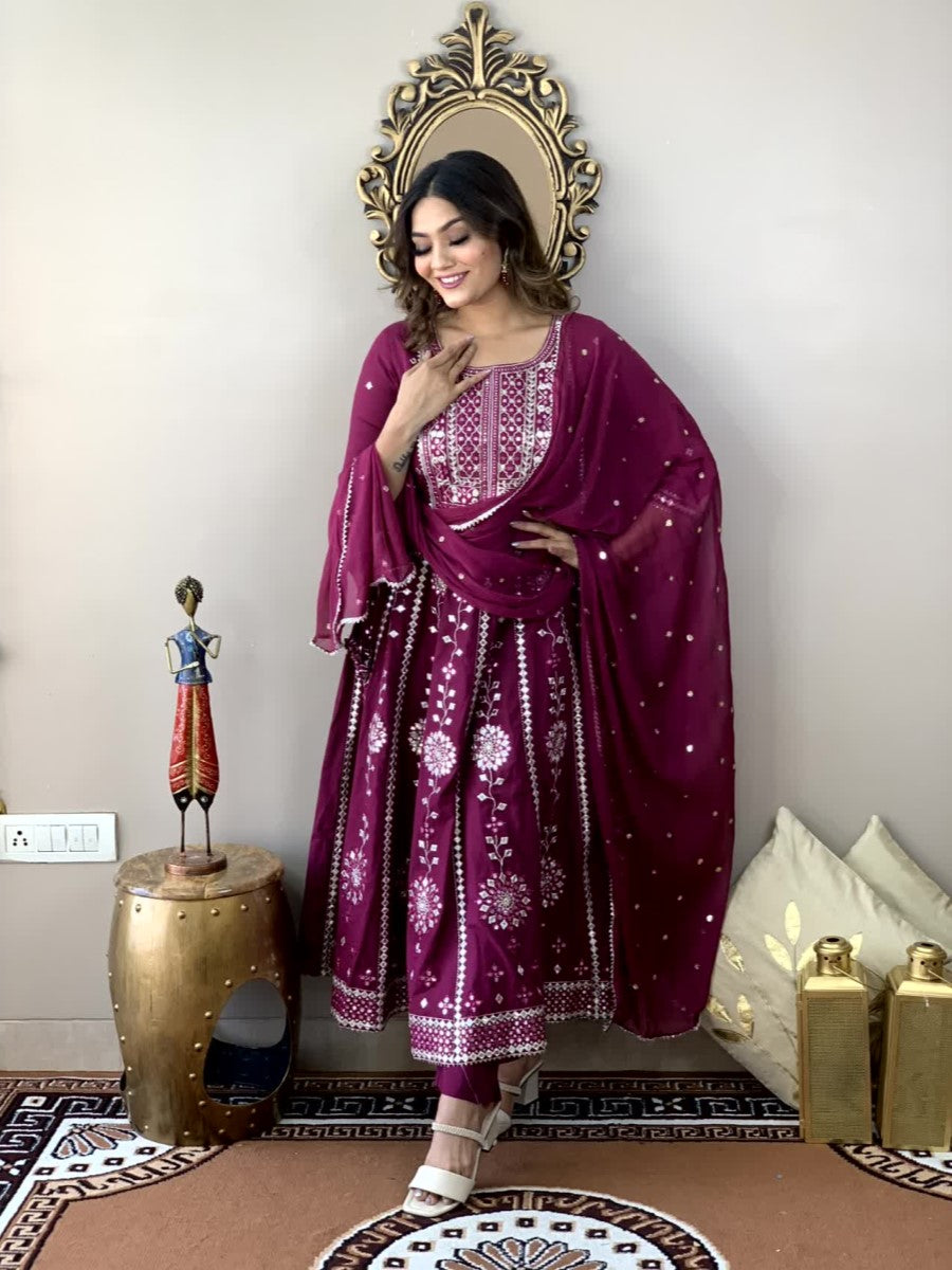 Anarkali Duppata Suit