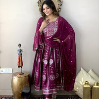 Anarkali Duppata Suit