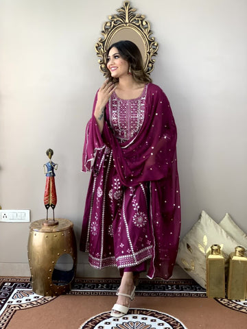 Anarkali Duppata Suit