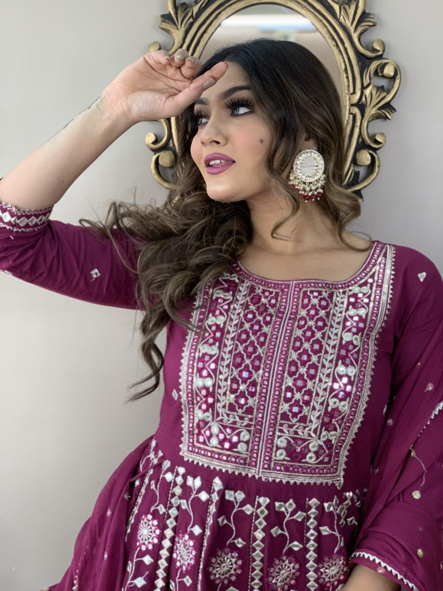 Anarkali Duppata Suit