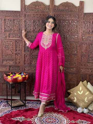 Anarkali Duppata Suit